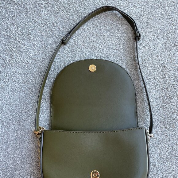 Stella McCartney Eco Alter Nappa Medium Frayme Khaki Bag - Picture 15 of 15